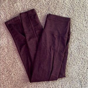 maroon leggings